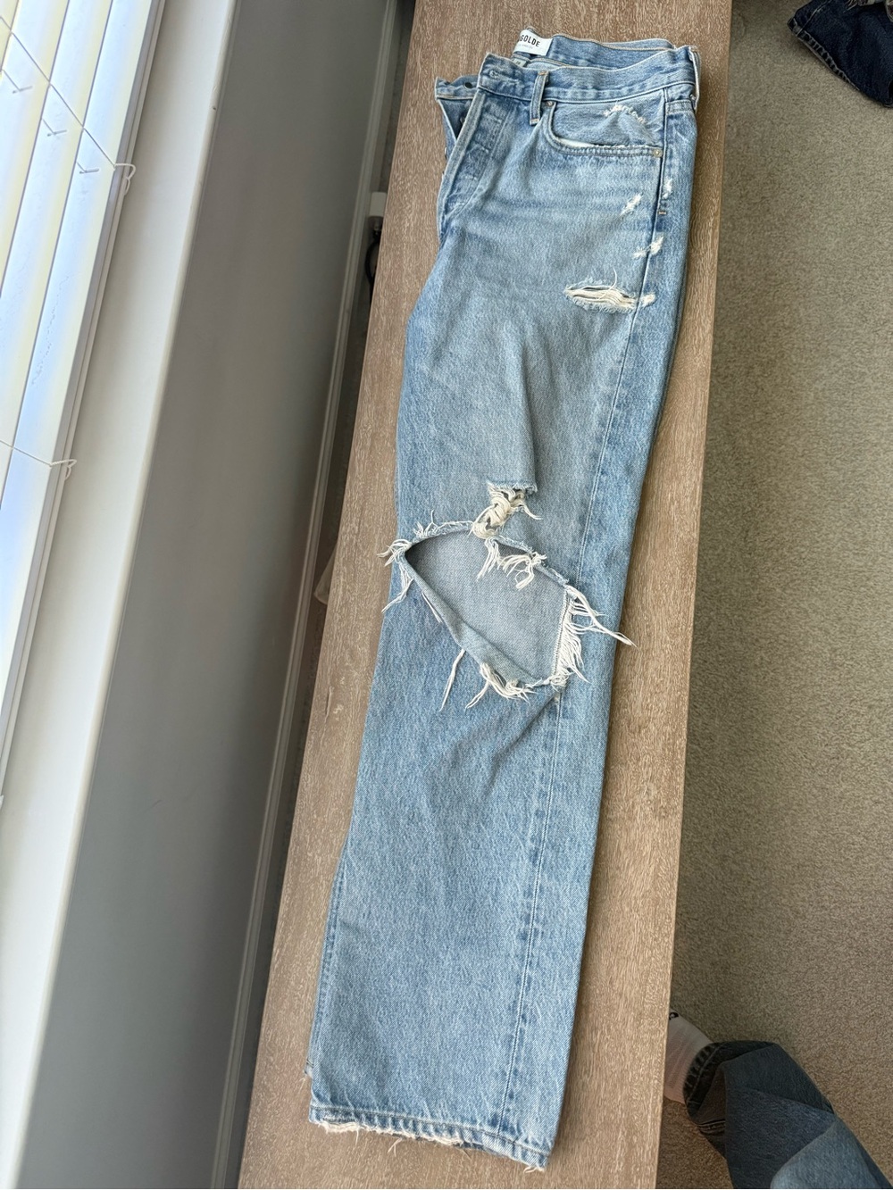 Agolde Light Blue Denim Jeans